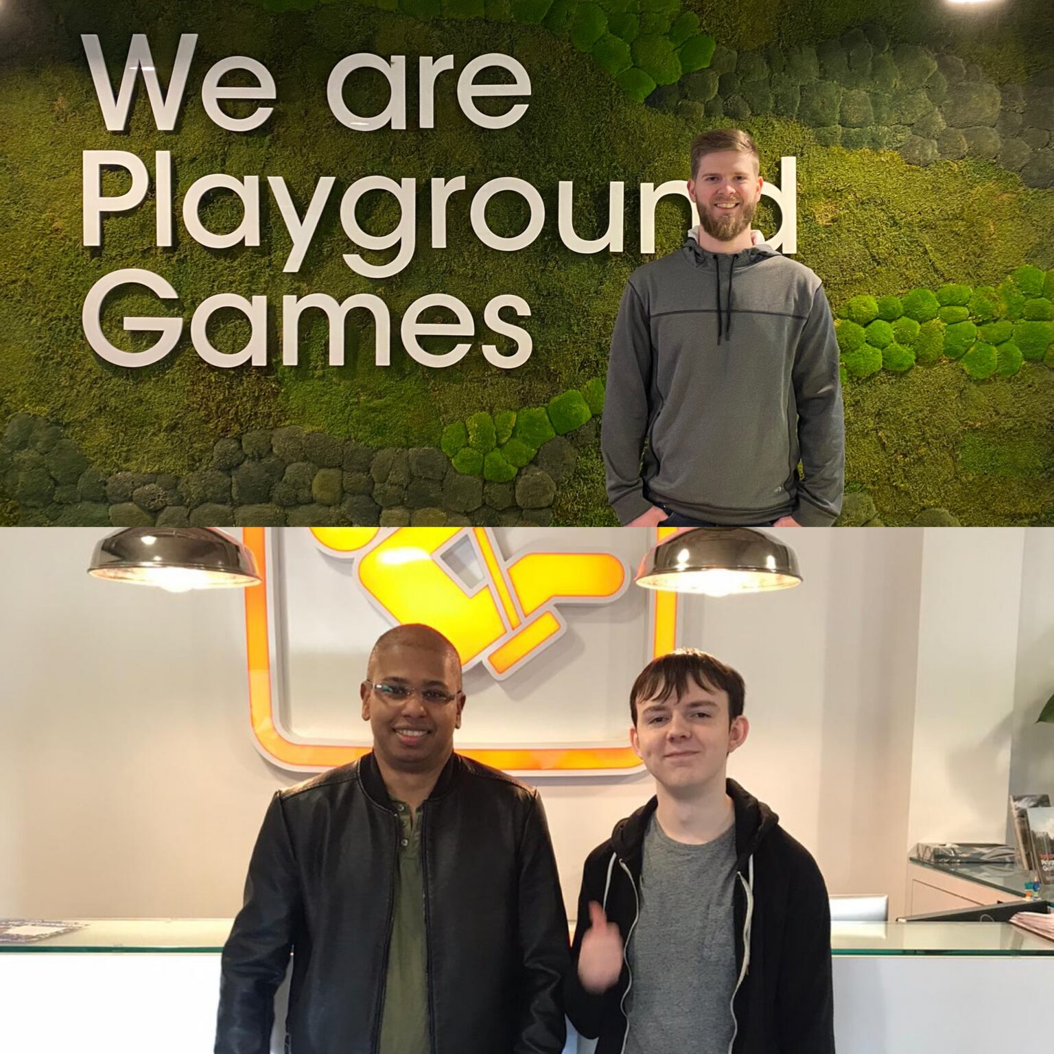 Fotocollage der drei Neuzugänge - Bild: Playground Games