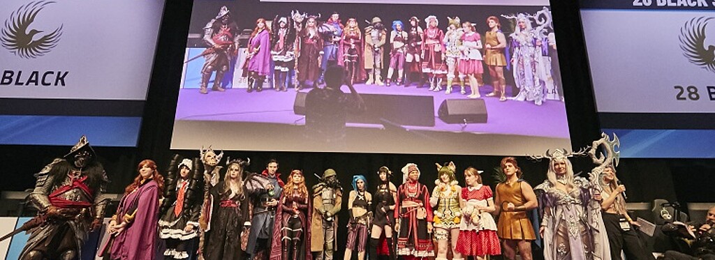 Cosplay-Auftritt auf der Bühne der Polaris 2022, offizielles Foto der Premiere - Bild: Hamburg Messe und Congress / Rolf Otzipka