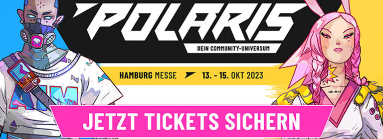 Offizielles historisches Ankündigungsmotiv der Polaris 2023, kein aktuelles Ticketangebot - Bild: Hamburg Messe und Congress / Super Crowd