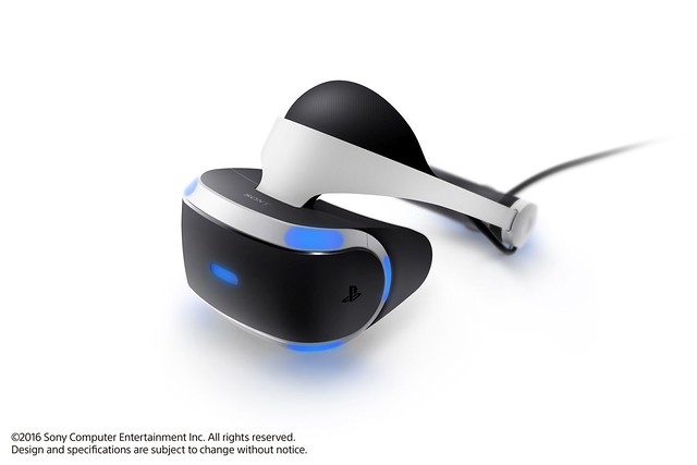 PlayStation-VR-Headset in der offiziellen Produktansicht vom März 2016 - Bild: Sony Computer Entertainment