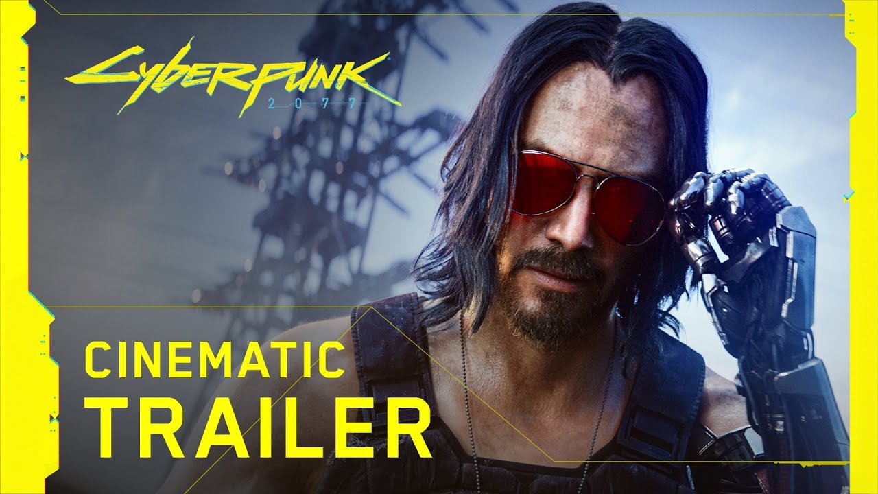 Offizielles Vorschaumotiv des E3-2019-Cinematic-Trailers zu Cyberpunk 2077 - Bild: CD Projekt Red