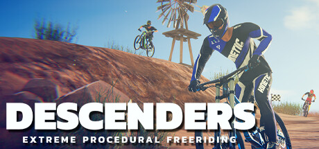Offizielles Descenders-Titelmotiv mit Mountainbike-Fahrern, Symbolbild - Bild: RageSquid / No More Robots