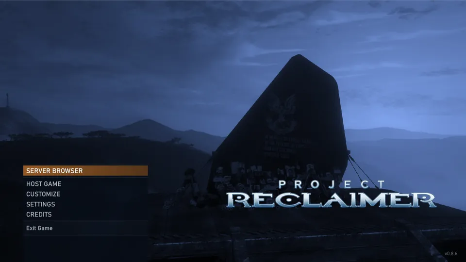 Project-Reclaimer-Hauptmenü - Bild: Project Reclaimer