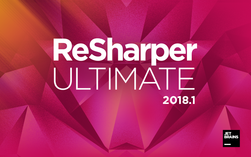 Offizielles Ankündigungsmotiv zu ReSharper Ultimate 2018.1 - Bild: JetBrains