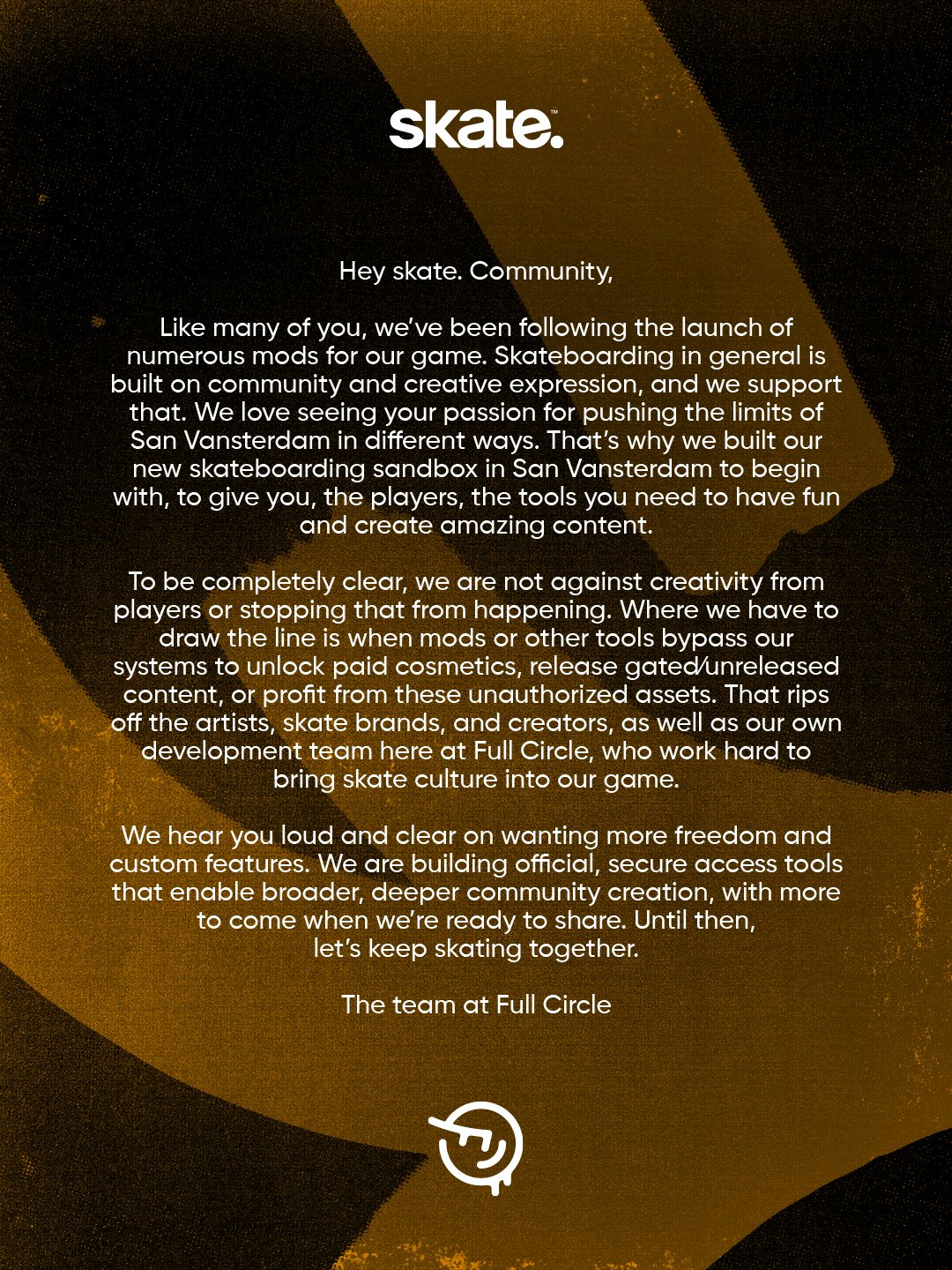 Full-Circle-Stellungnahme zu Mods - Bild: Full Circle / Electronic Arts