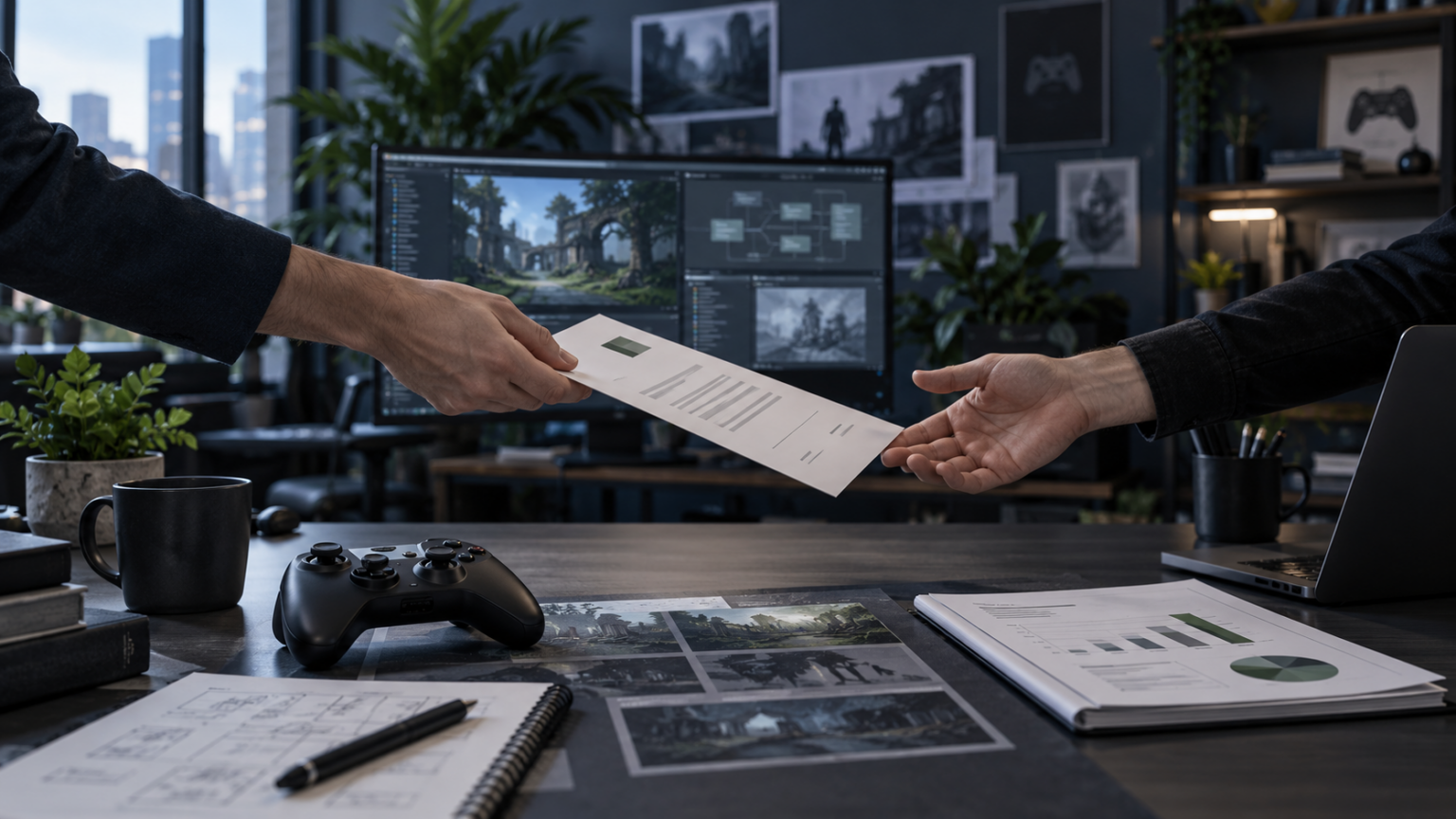 Neutrale Symbolszene für die Finanzierung eines Spielepublishers - Bild: XboxDev, neutrales Symbolbild