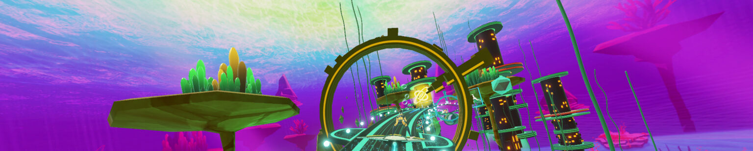 Spielmotiv zu Sphery Racer aus dem Entwicklerbericht von April 2019, kein Foto des Darmstädter Showrooms - Bild: Kobold Games