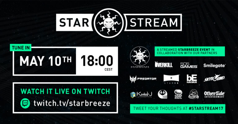 Offizielles Ankündigungsmotiv für Starstream am 10. Mai 2017 um 18 Uhr MESZ - Bild: Starbreeze