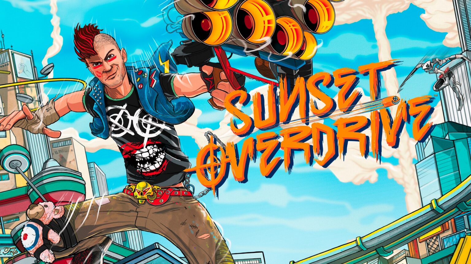 Offizielles Sunset-Overdrive-Motiv des ersten Spiels aus dem Xbox Store, keine Abbildung einer Fortsetzung - Bild: Microsoft Studios / Insomniac Games