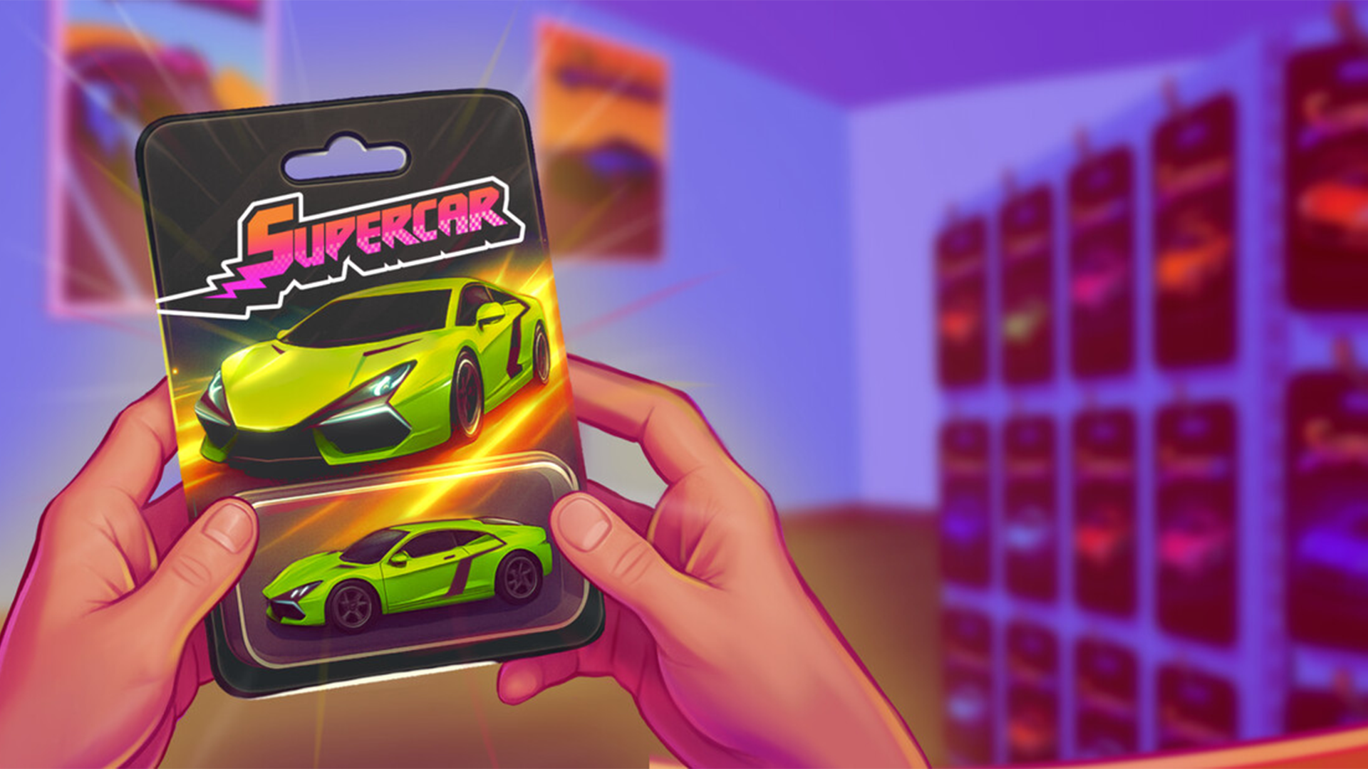 Review: Supercar Collection Simulator auf Xbox Series X Offizielles Key-Art zu Supercar Collection Simulator - Bild: Kiki Games