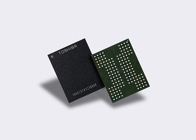 Offizielles Toshiba-Motiv zum QLC-BiCS-Flash-Speicher von Juni 2017 - Bild: Toshiba America Electronic Components