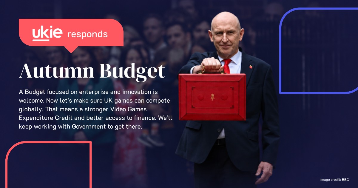 Ukie-Stellungnahme zum britischen Herbsthaushalt 2026 - Bild: Ukie