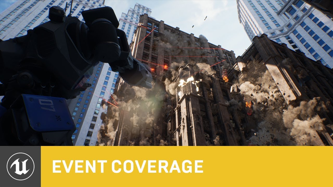 Offizielles Vorschaubild der Chaos-Demo von der GDC 2019, Illustration zur Engine-Veröffentlichung - Bild: Epic Games / Unreal Engine