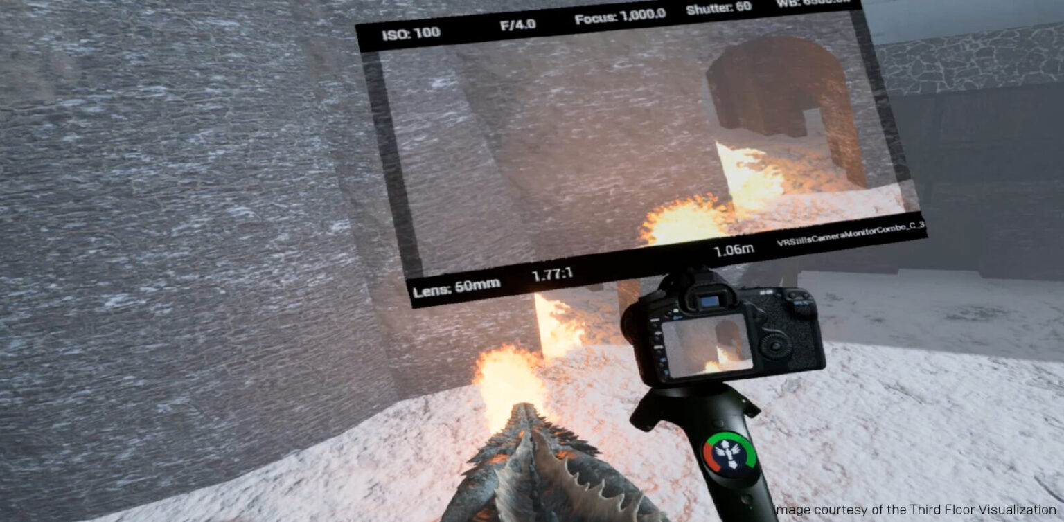 Virtuelle Kamera in der Unreal-basierten Drehplanung von Game of Thrones - Bild: The Third Floor Visualization / HBO