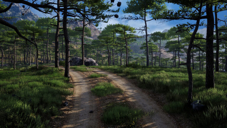 Waldszene der Juli-Auswahl 2024 - Bild: Epic Games