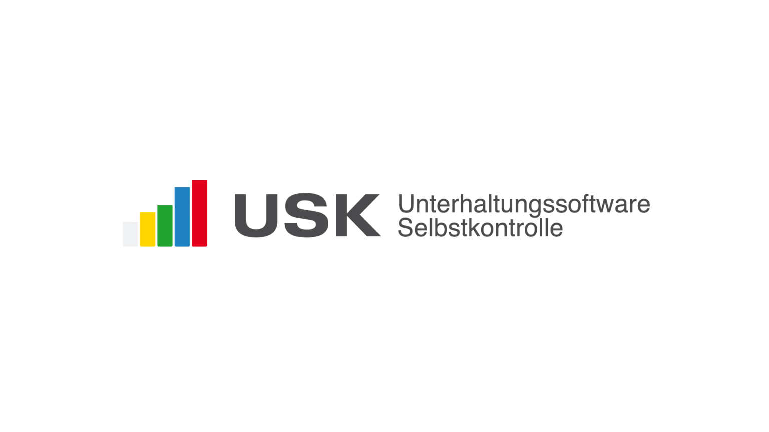 Offizieller USK-Schriftzug mit den Farben der Alterskennzeichen als Symbolbild zur Elternumfrage - Bild: USK