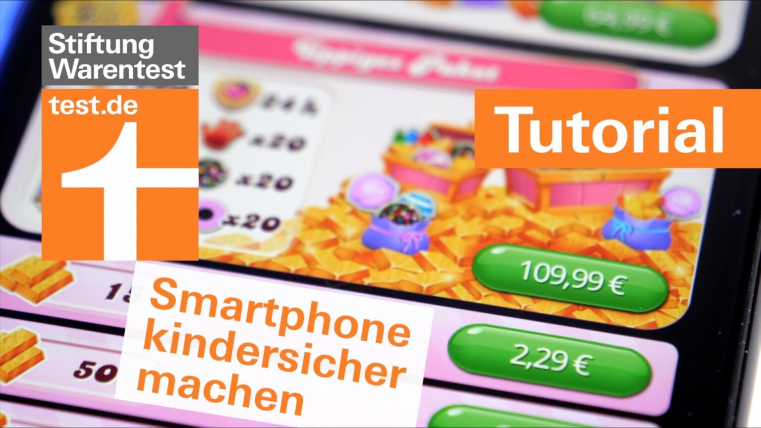 Spiele-Apps: Symbolbild von 2017 - Bild: Stiftung Warentest