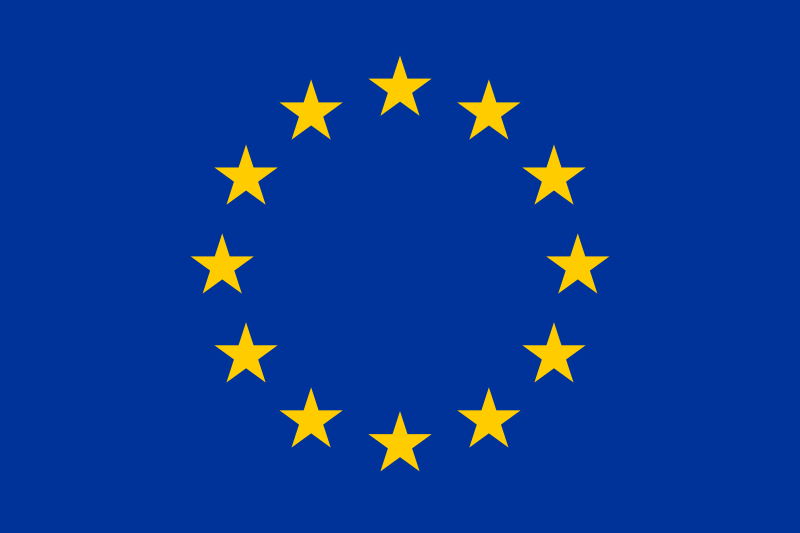 Europaflagge mit zwölf goldenen Sternen auf blauem Grund als Symbolbild für EU-Recht - Bild: Europäische Union