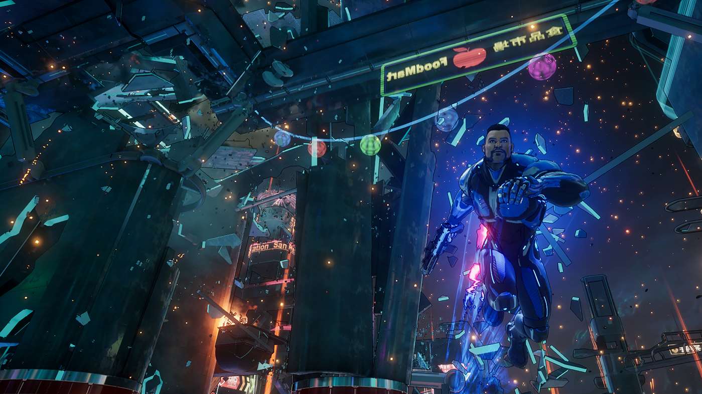 Crackdown-3-Pressebild aus der Ankündigung des Wrecking-Zone-Tests - Bild: Microsoft