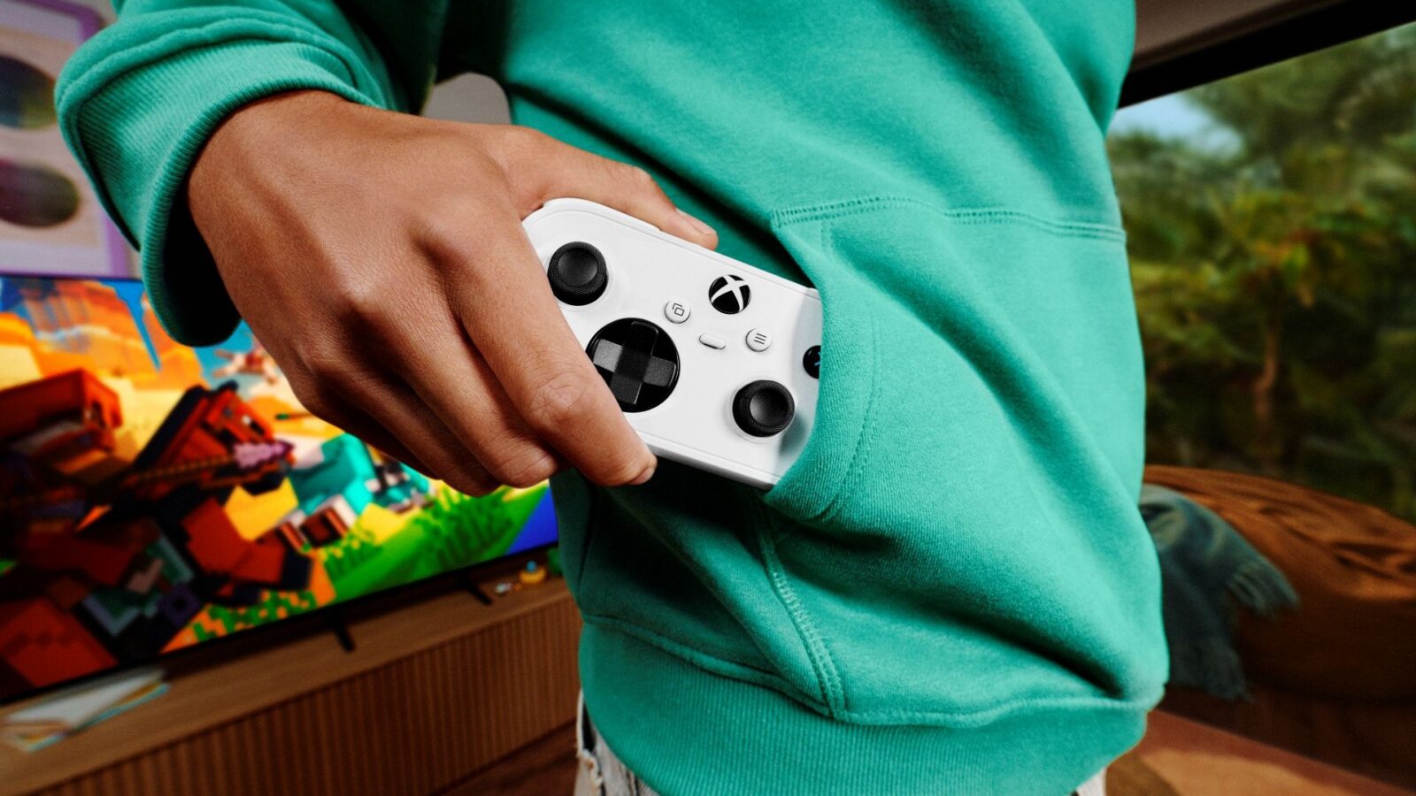 Xbox Nano Controller: Kompaktes Gamepad für 49,99 Dollar ab November XBOX Nano Controller in der Totale