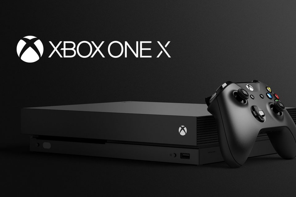 Offizielles Xbox-One-X-Pressemotiv von Juni 2017, Illustration der Konsolenhardware - Bild: Microsoft