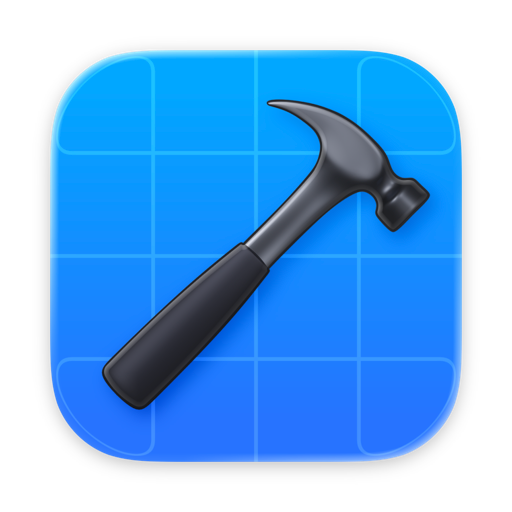 Offizielles Xcode-App-Symbol als Symbolbild, keine Bildschirmaufnahme von Xcode 9.2 - Bild: Apple