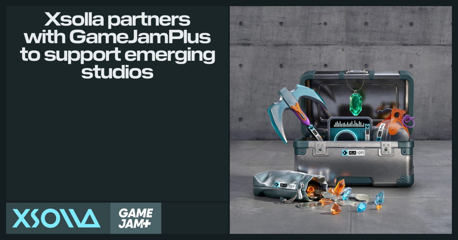 Offizielles Motiv zur Partnerschaft von Xsolla und GameJamPlus - Bild: Xsolla