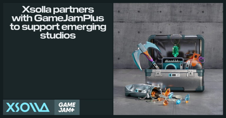 Offizielles Motiv zur Partnerschaft von Xsolla und GameJamPlus - Bild: Xsolla